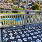 Tessellated black, white and blue Sydney