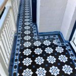 Tessellated black, white and blue Sydney